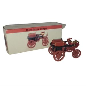 Horse Drawn Pumper Fire Truck Die Cast Reader’s Digest Association with box 2001